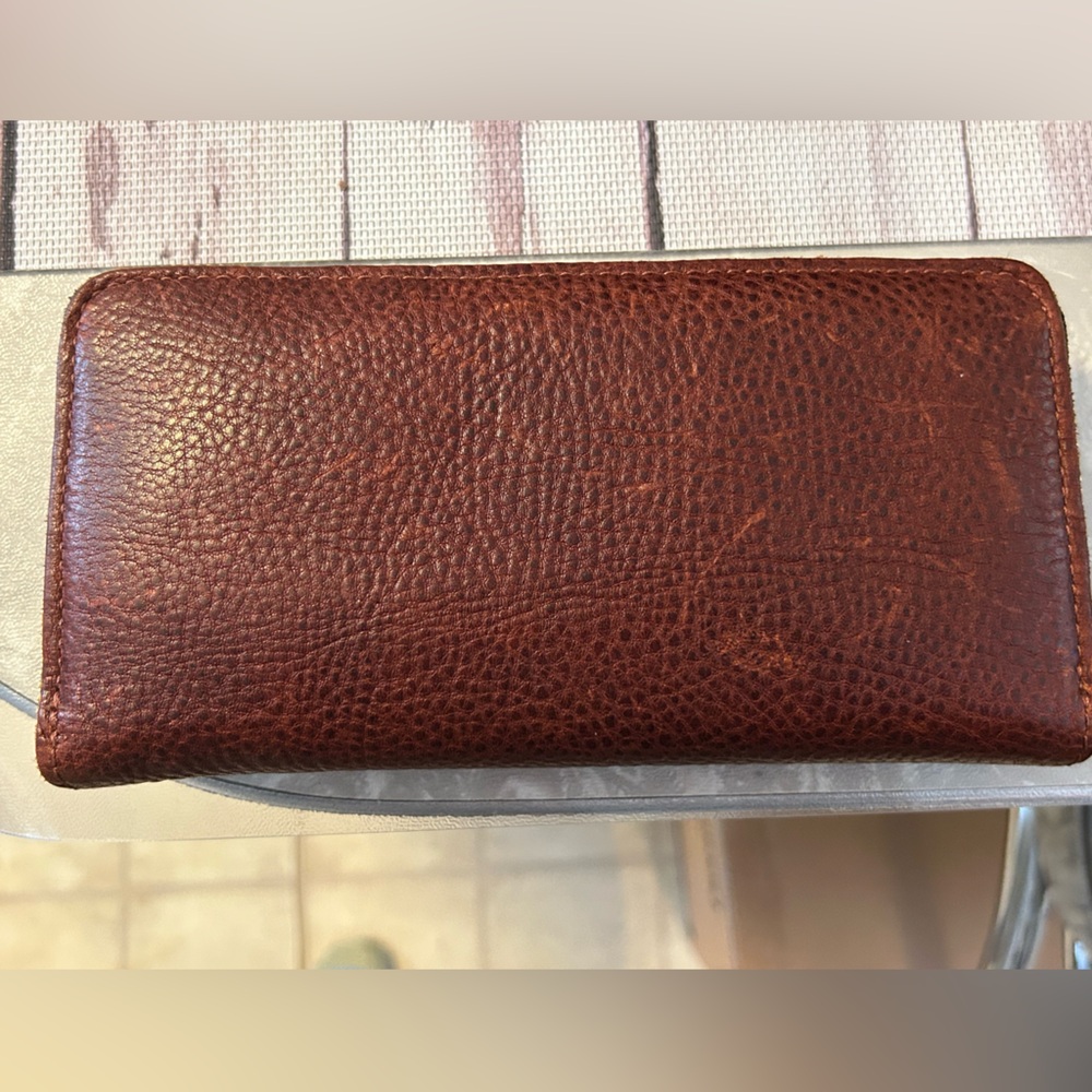 Portland Leather Large Accordion Wallet - Picture 2 of 4